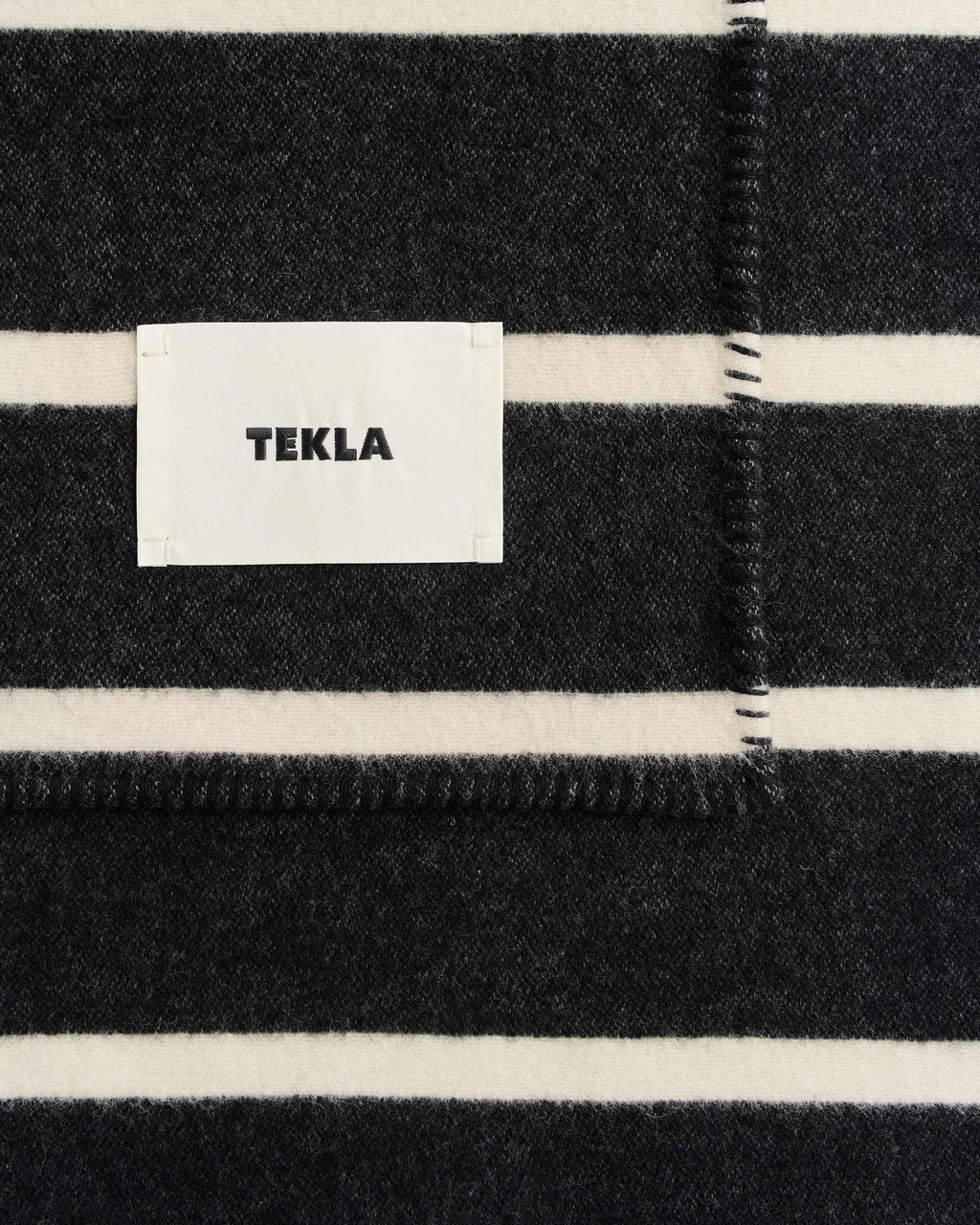 Tekla Lambswool Blanket - Starling Stripes