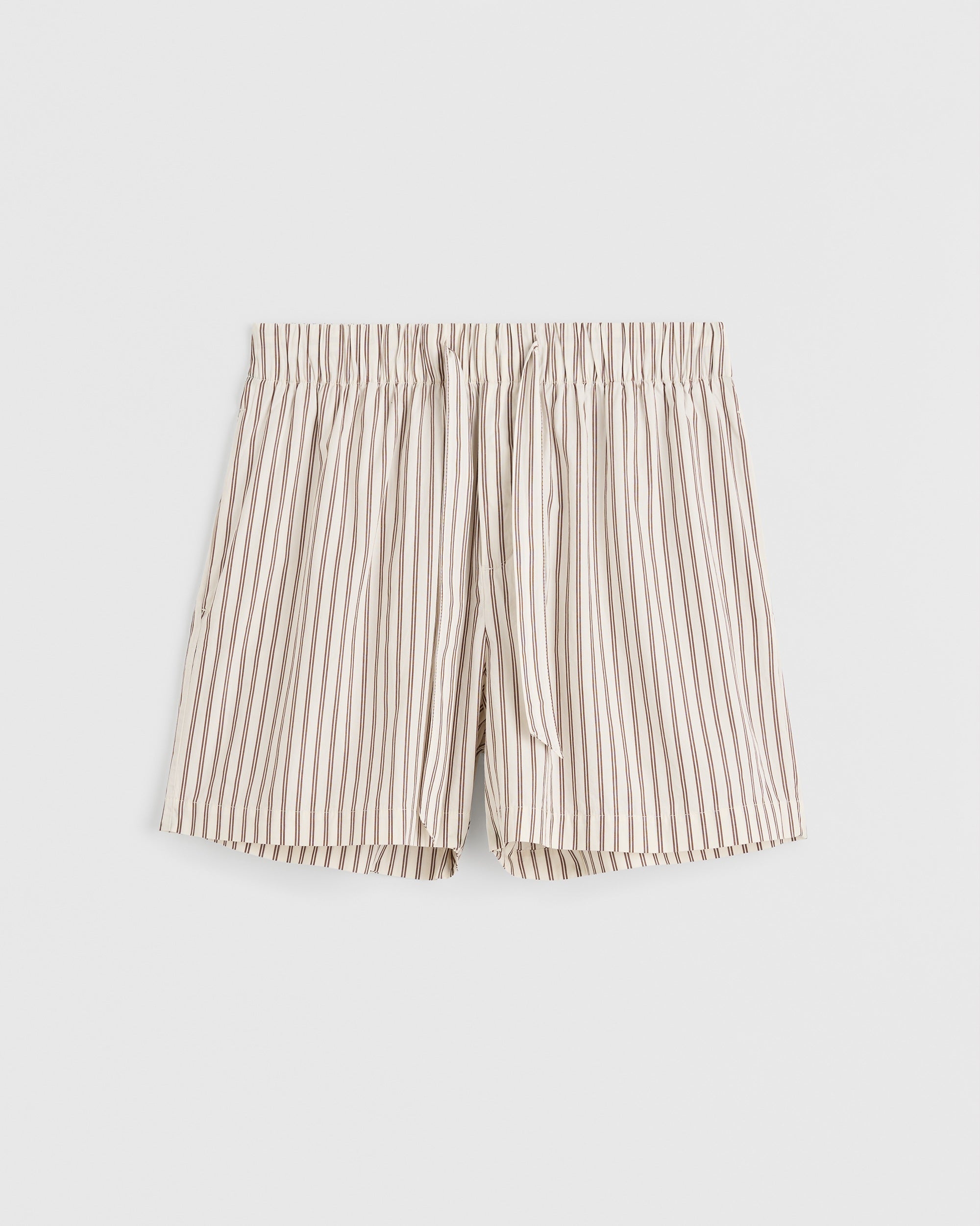 TEKLA Poplin Pyjama Shorts - Hopper Stripes