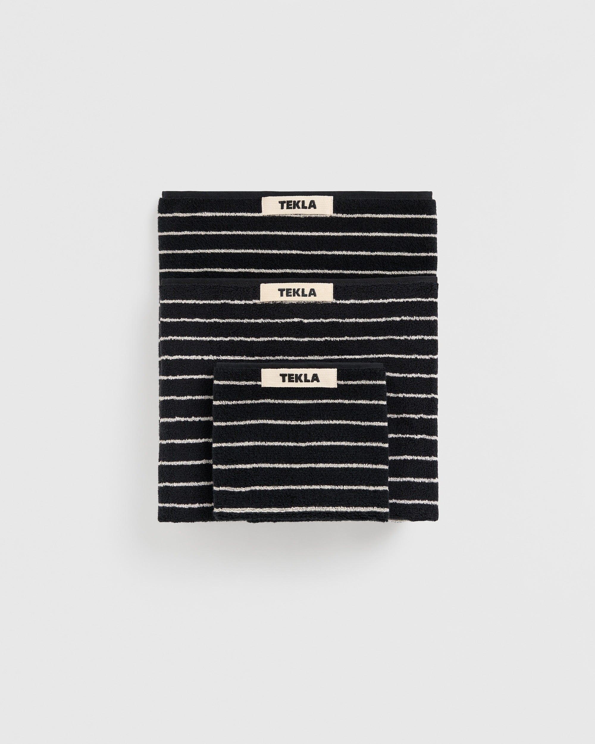 Tekla Towel - Black Stripes