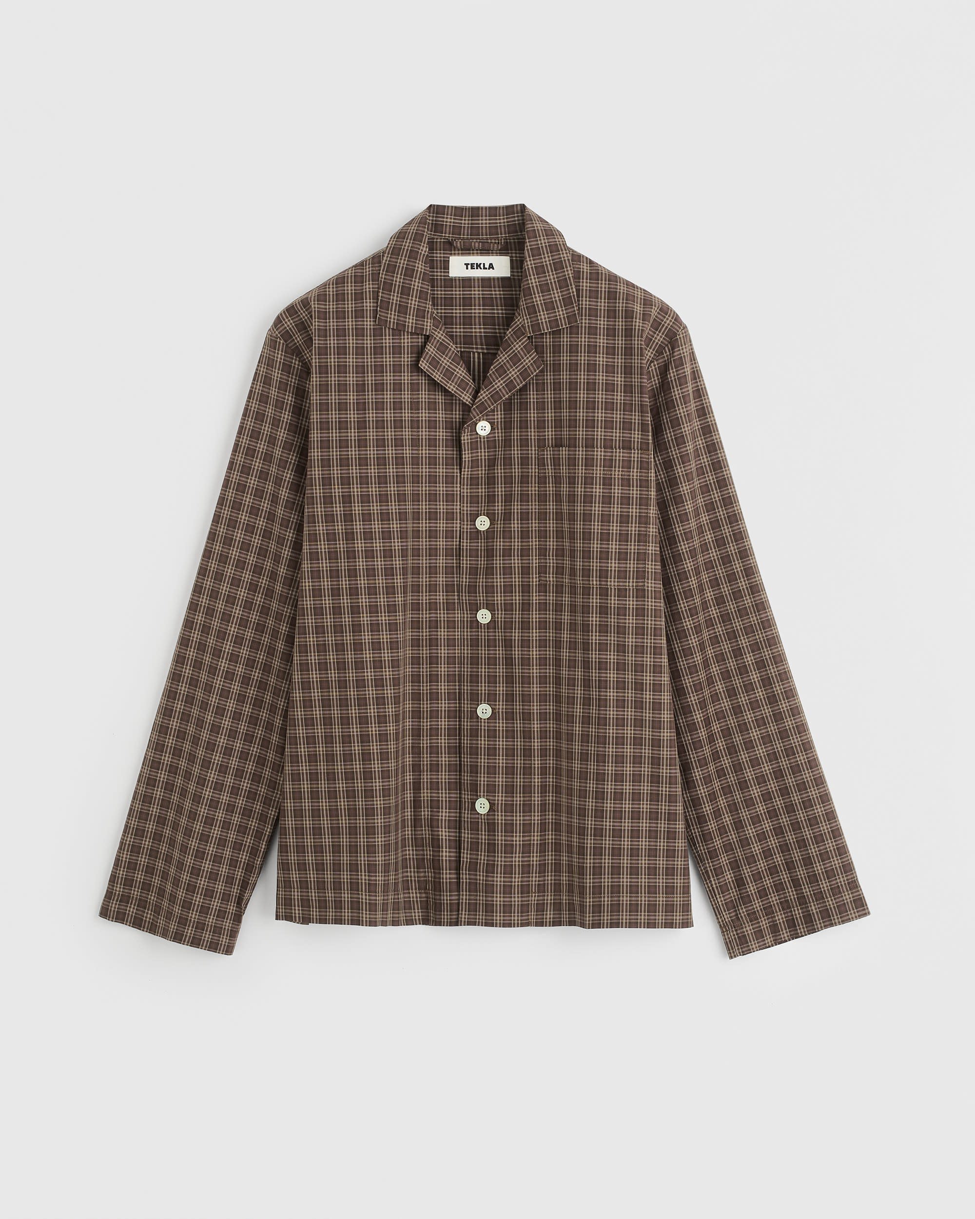 TEKLA Long Sleeve Shirt - Serra Checks