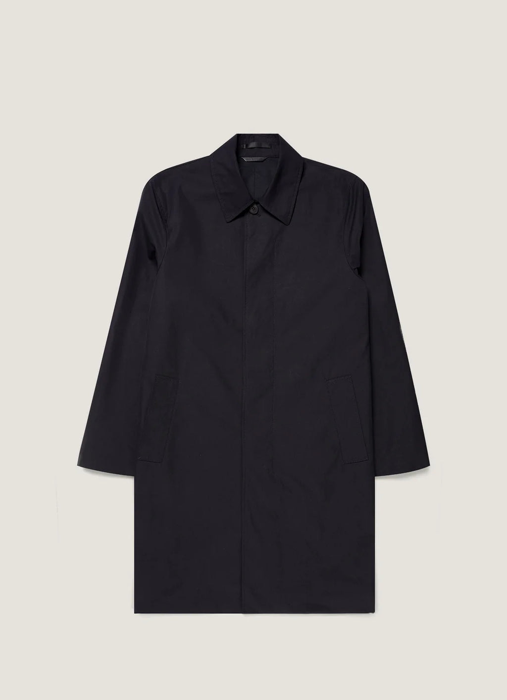 Sunspel Ventile Cotton Mac - Dark Navy