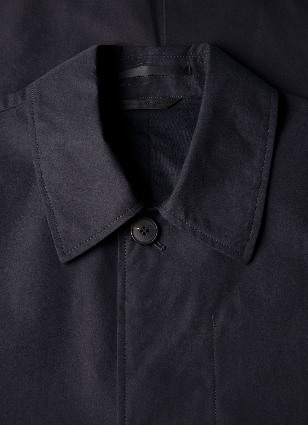 Sunspel Ventile Cotton Mac - Dark Navy