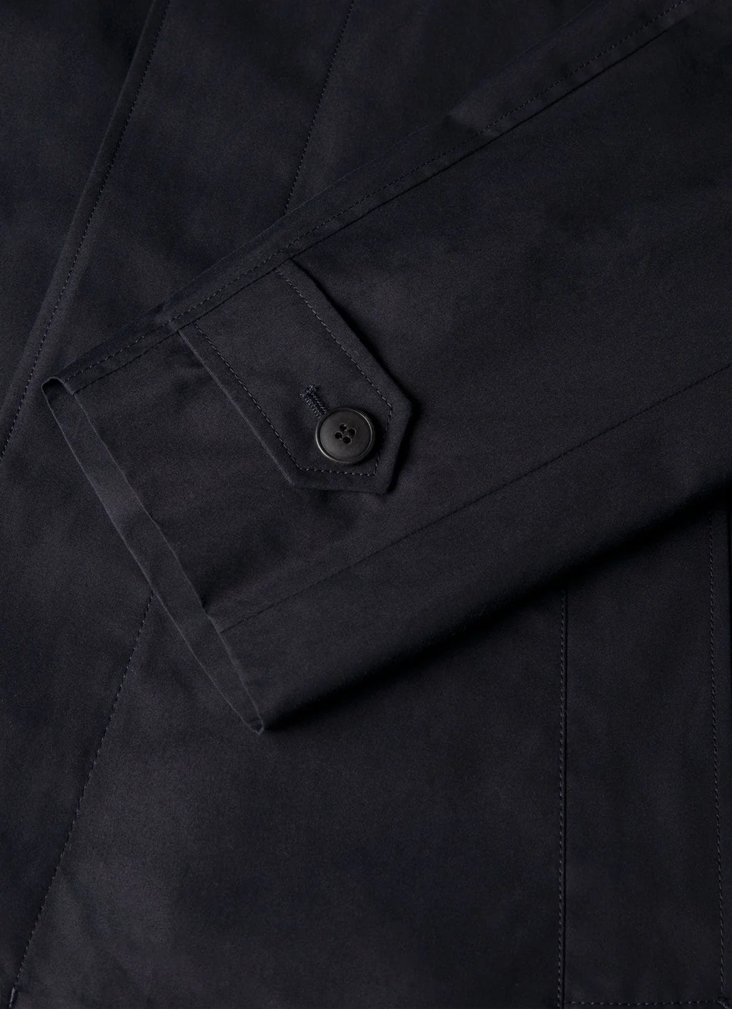 Sunspel Ventile Cotton Mac - Dark Navy
