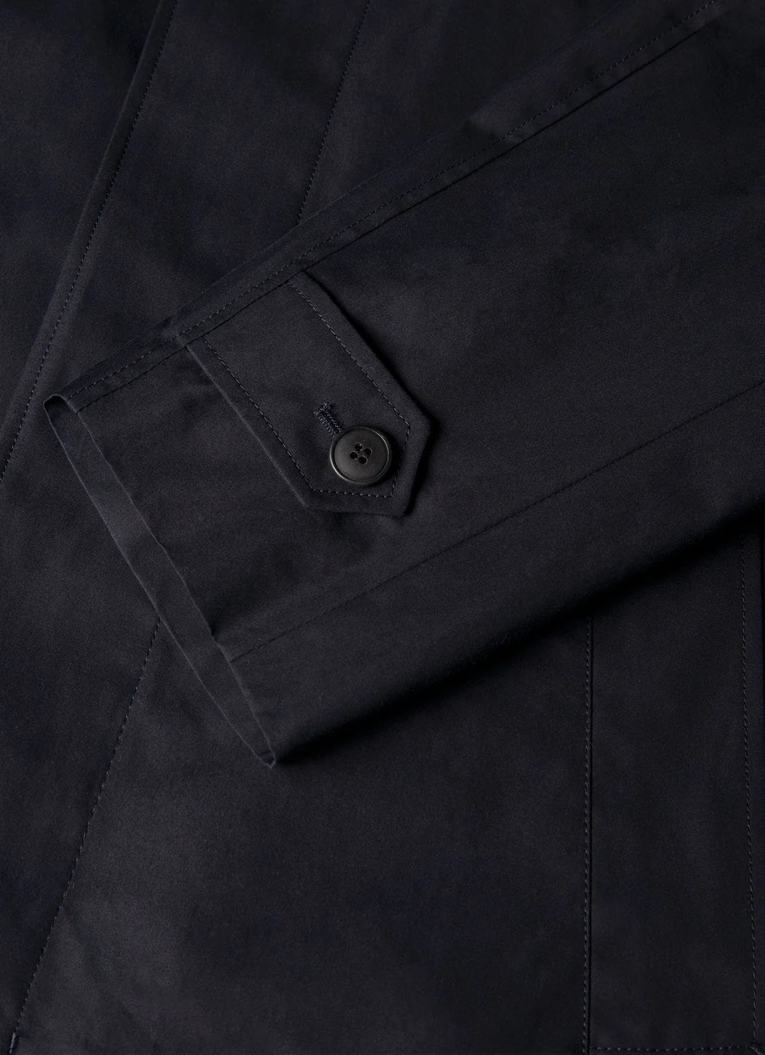 Sunspel Ventile Cotton Mac - Dark Navy