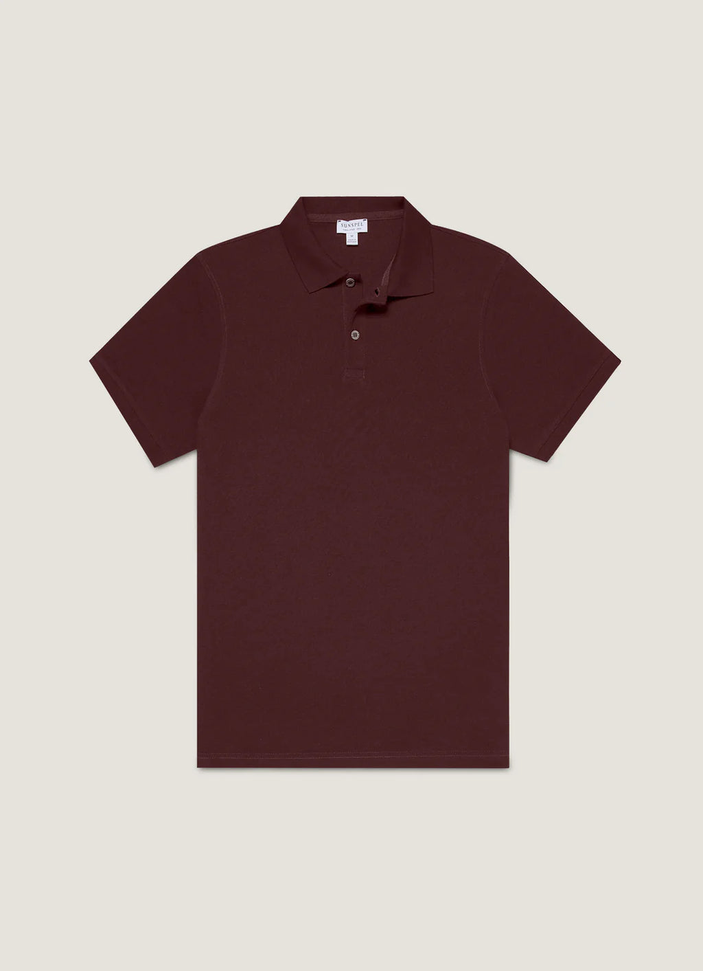 Sunspel Pique Polo Shirt - Bakelite