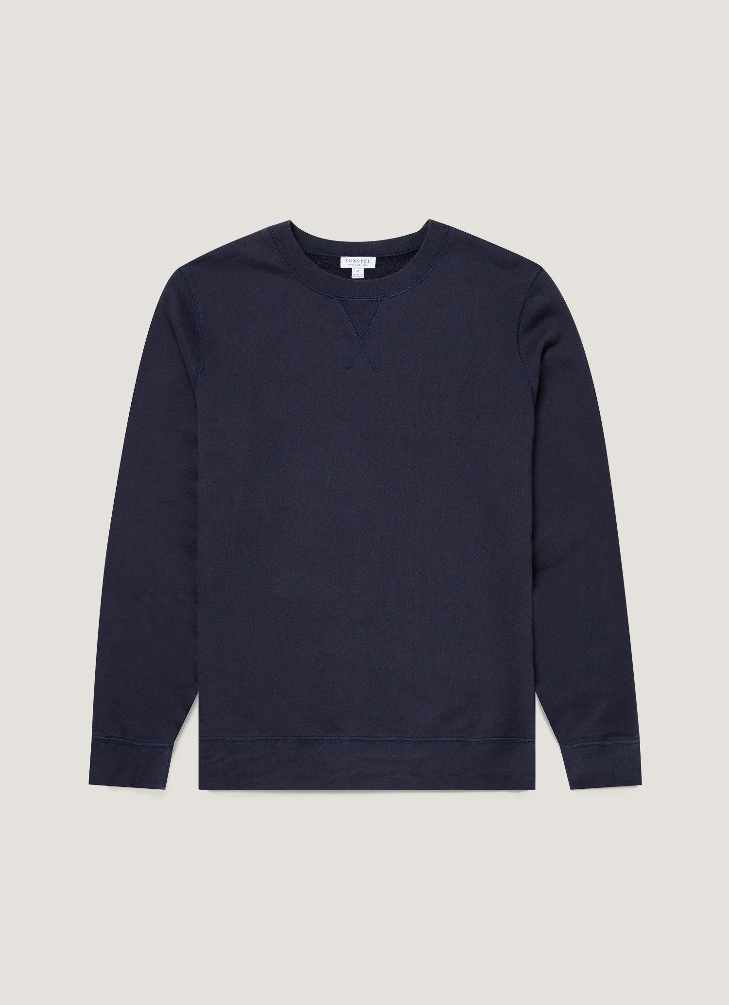 Sunspel Loopback Sweater - Navy