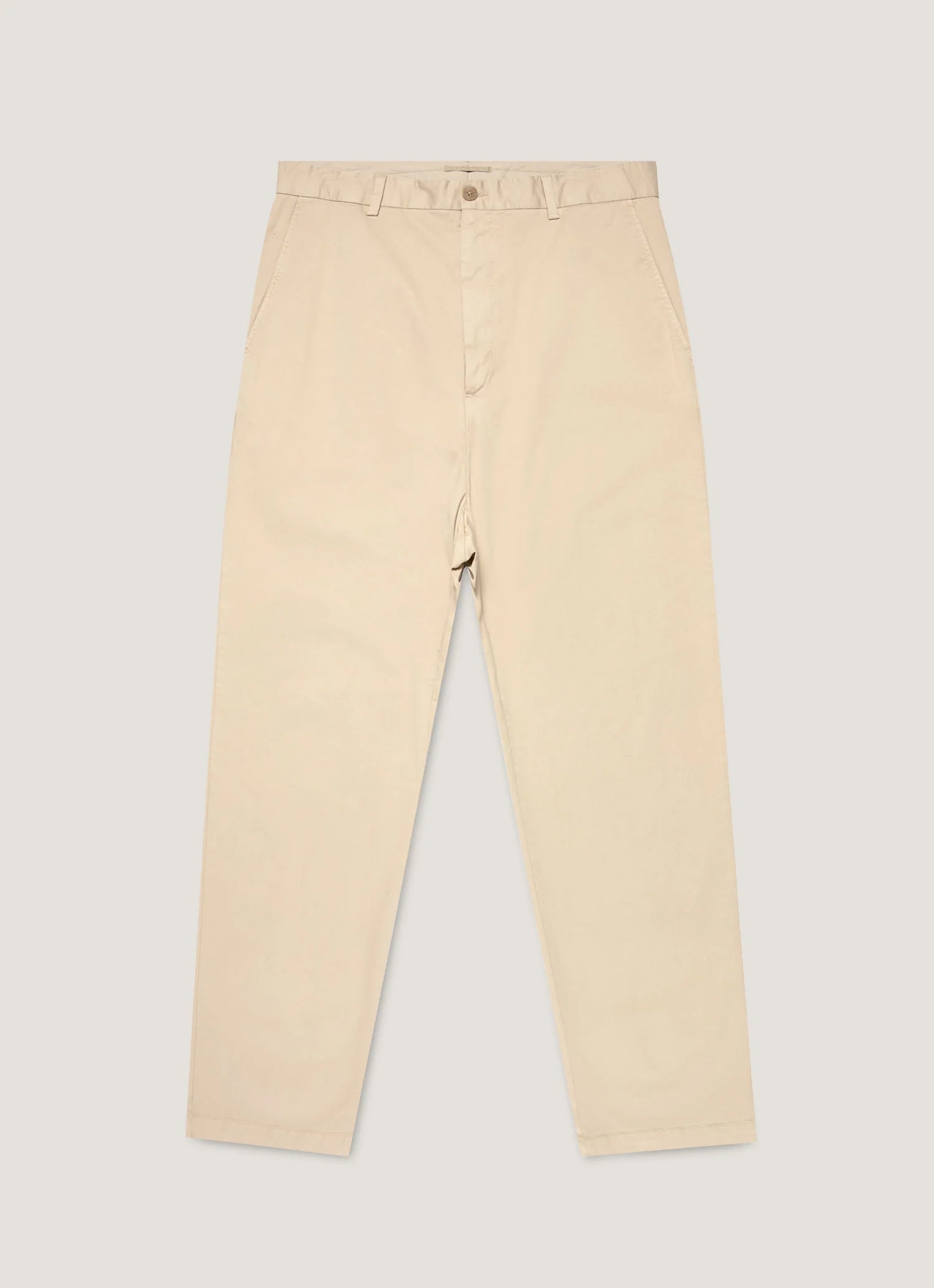 Sunspel Regular Fit Chino - Light Stone