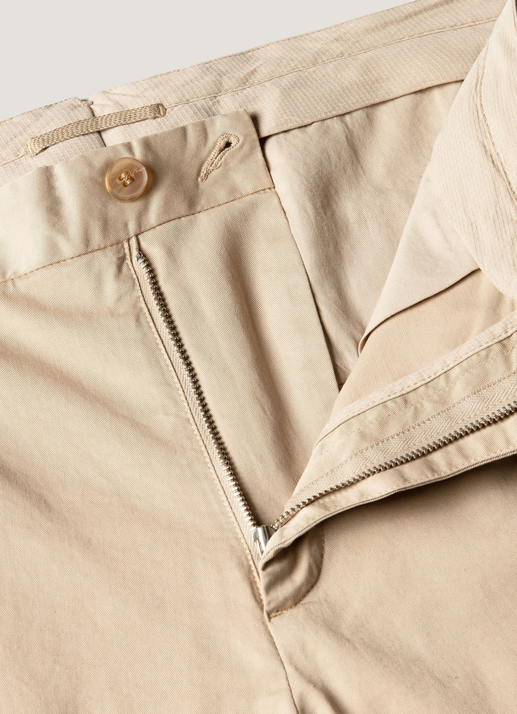 Sunspel Regular Fit Chino - Light Stone