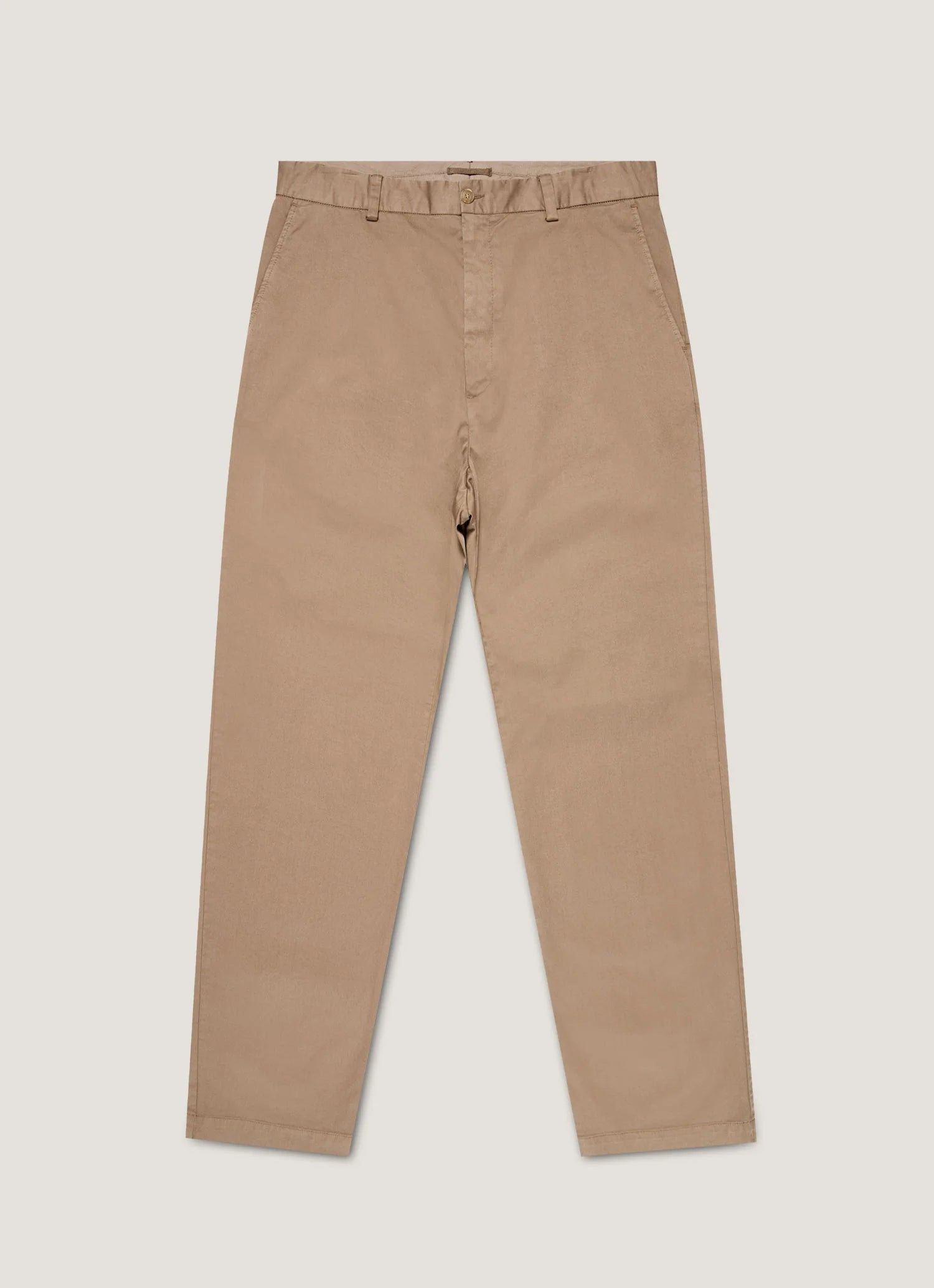 Sunspel Regular Fit Chino - Dark Stone