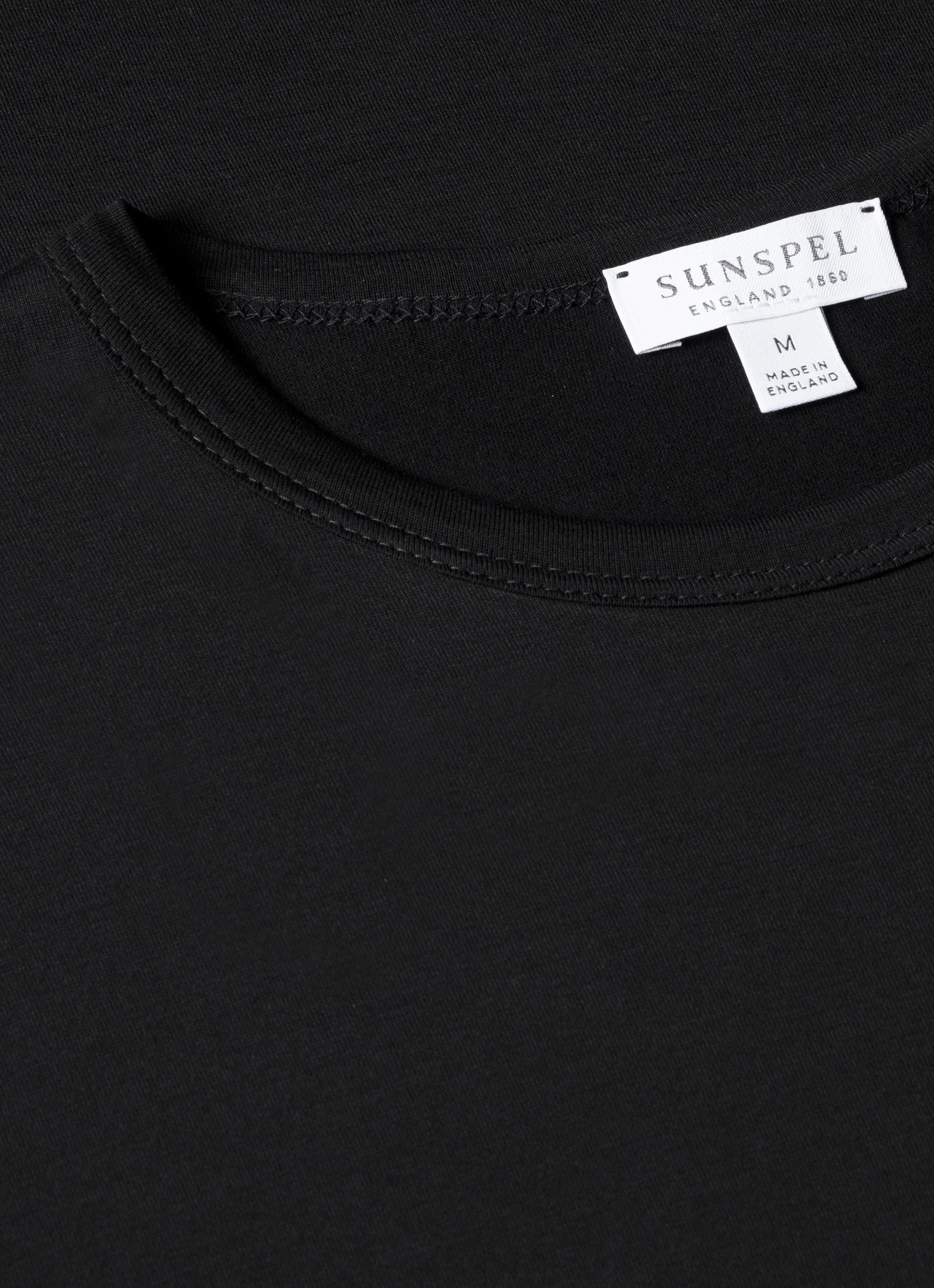 Sunspel Classic T-Shirt - Black