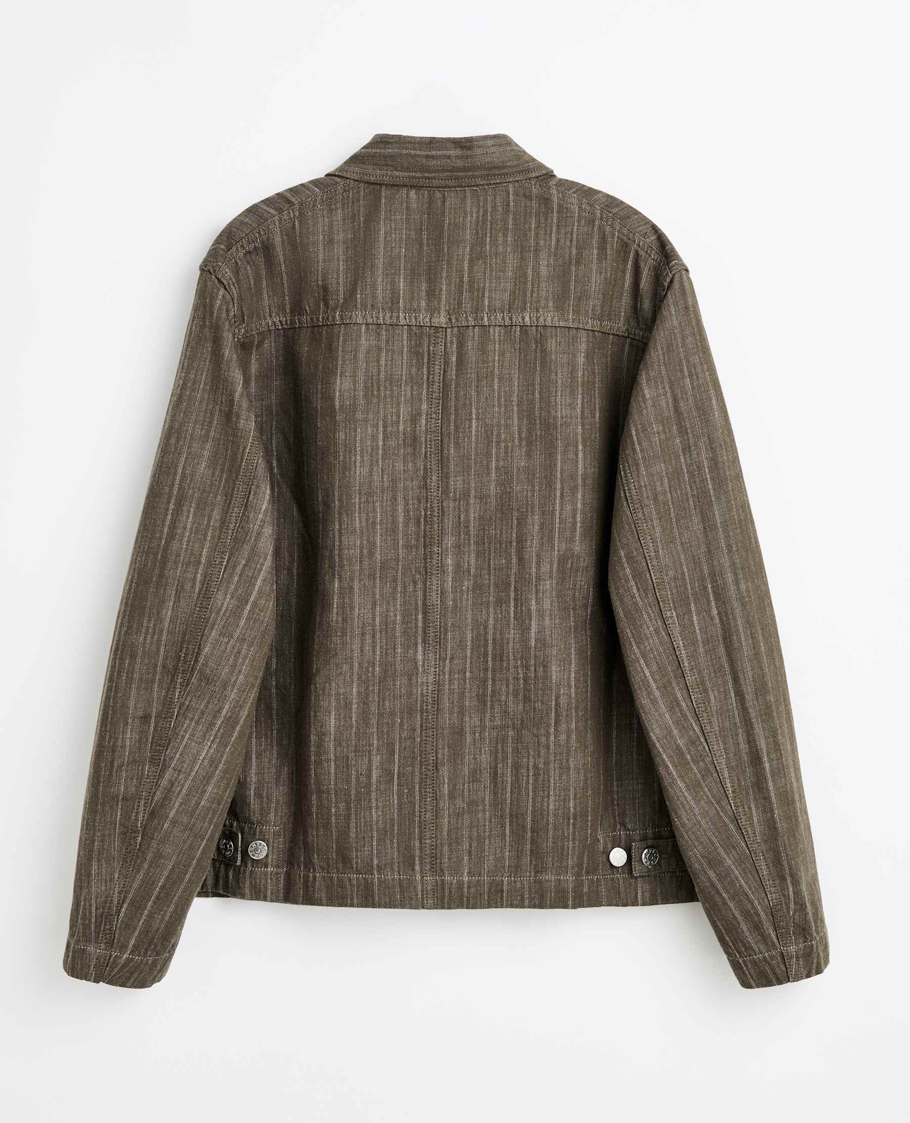 Sunflower Labour Jacket - Stripe Khaki